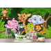 Cute Animals in African Jungle - Classic Wall Mural for Modern Interiors Cute Animals in African Jungle - Classic Wall Mural for Modern Interiors