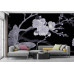 Sakura Branch & Butterflies - Classic Wall Mural for Modern Interiors Sakura Branch & Butterflies - Classic Wall Mural for Modern Interiors