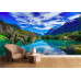 Norwegian Mountains & Lake - Classic Wall Mural for Modern Interiors Norwegian Mountains & Lake - Classic Wall Mural for Modern Interiors