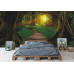 Wooden Pathway in Asian Jungle - Classic Wall Mural for Modern Interiors Wooden Pathway in Asian Jungle - Classic Wall Mural for Modern Interiors