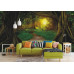 Wooden Pathway in Asian Jungle - Classic Wall Mural for Modern Interiors Wooden Pathway in Asian Jungle - Classic Wall Mural for Modern Interiors