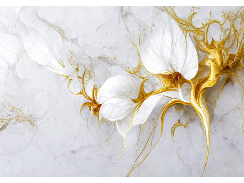 Liquid Marble & Agate Ripples - Classic Wall Mural for Modern Interiors Liquid Marble & Agate Ripples - Classic Wall Mural for Modern Interiors