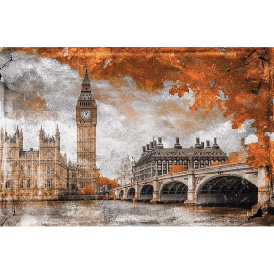 London Westminster Grunge - Classic Wall Mural for Modern Interiors London Westminster Grunge - Classic Wall Mural for Modern Interiors | Wall4Soul