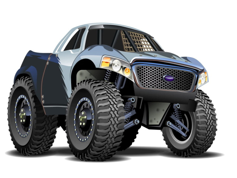 Monster Truck - Classic Wall Mural for Modern Interiors
